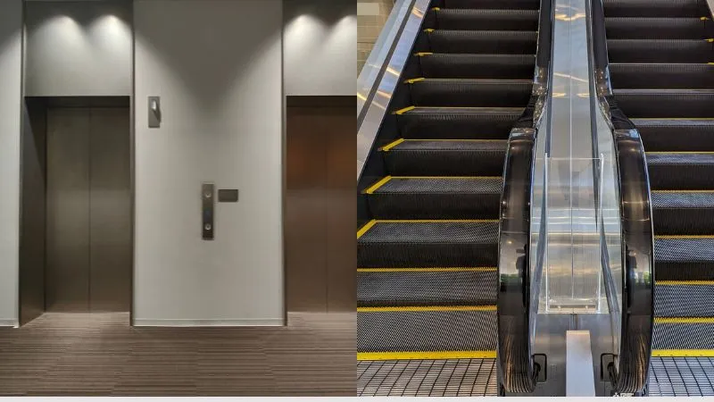エレベーターとエスカレーター