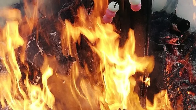 とんと焼き　団子