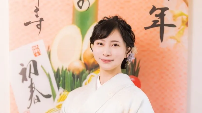 着物　女性　正月